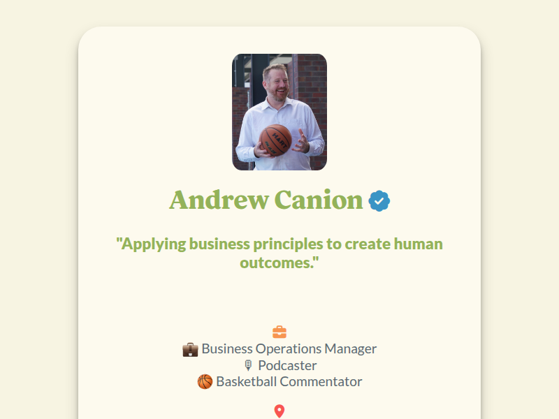 Screenshot of canion.me