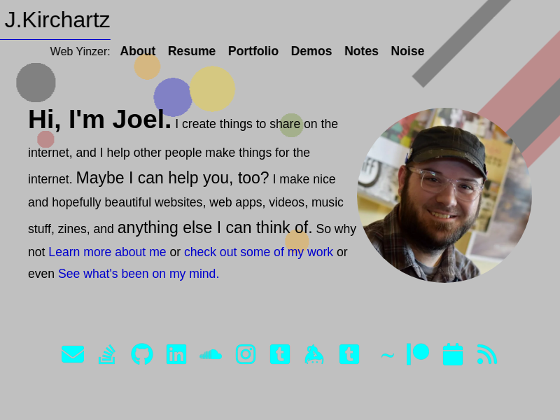 Screenshot of jkirchartz.com