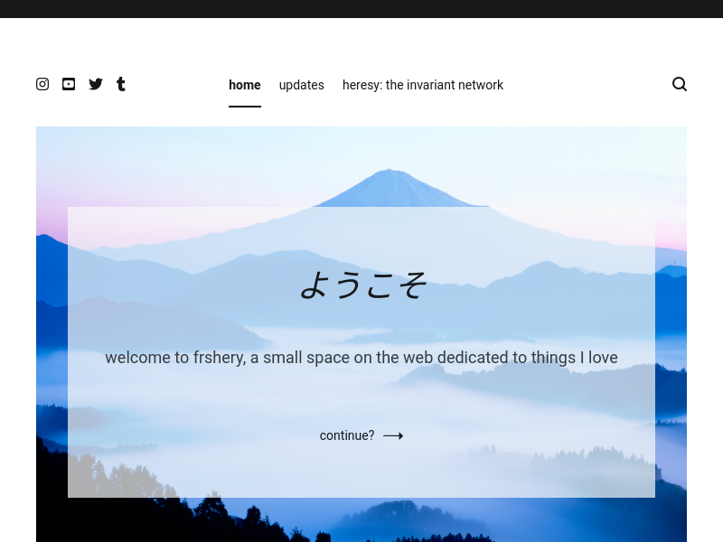 Screenshot of frshery.info