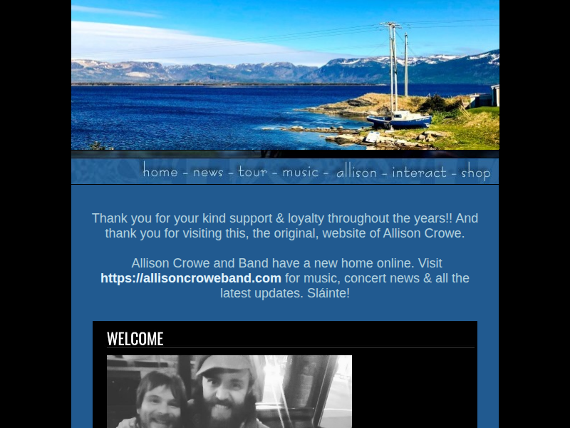 Screenshot of allisoncrowe.com