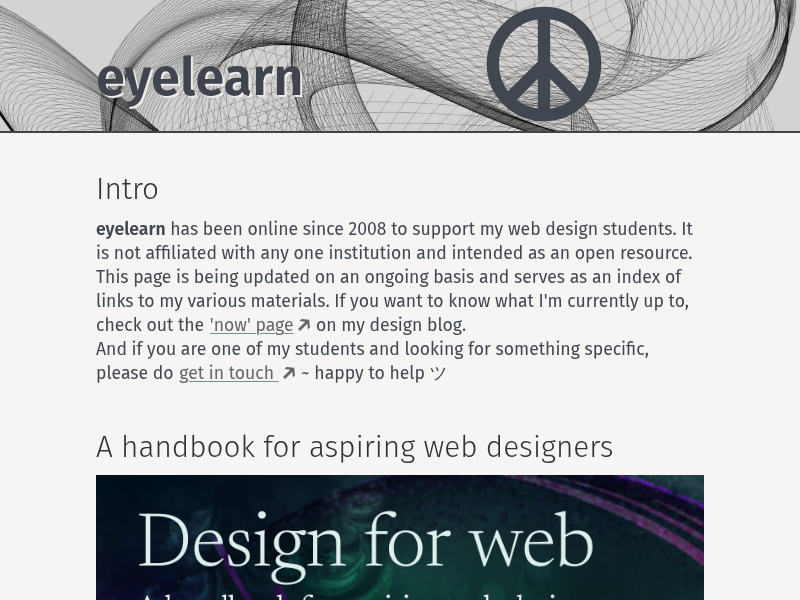 Screenshot of eyelearn.org